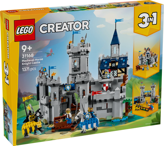 Creator 3in1 Medieval Horse Knight Castle 31168 Building Kit