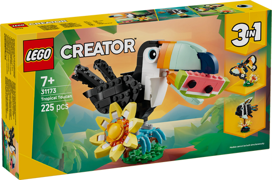 Creator 3in1 Wild Animals: Tropical Toucan Figure 31173 Building Kit