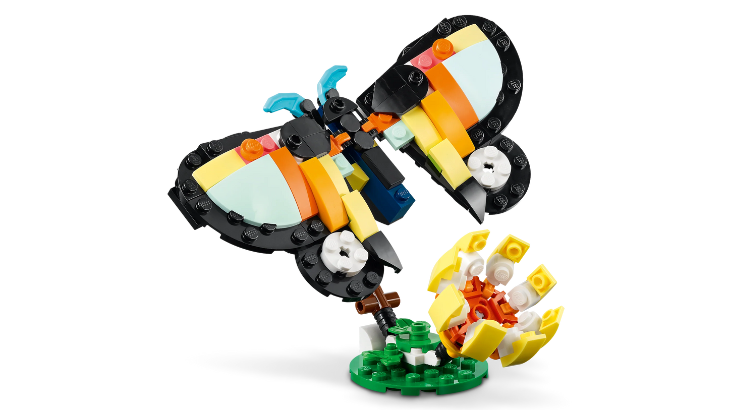 Creator 3in1 Wild Animals: Tropical Toucan Figure 31173 Building Kit