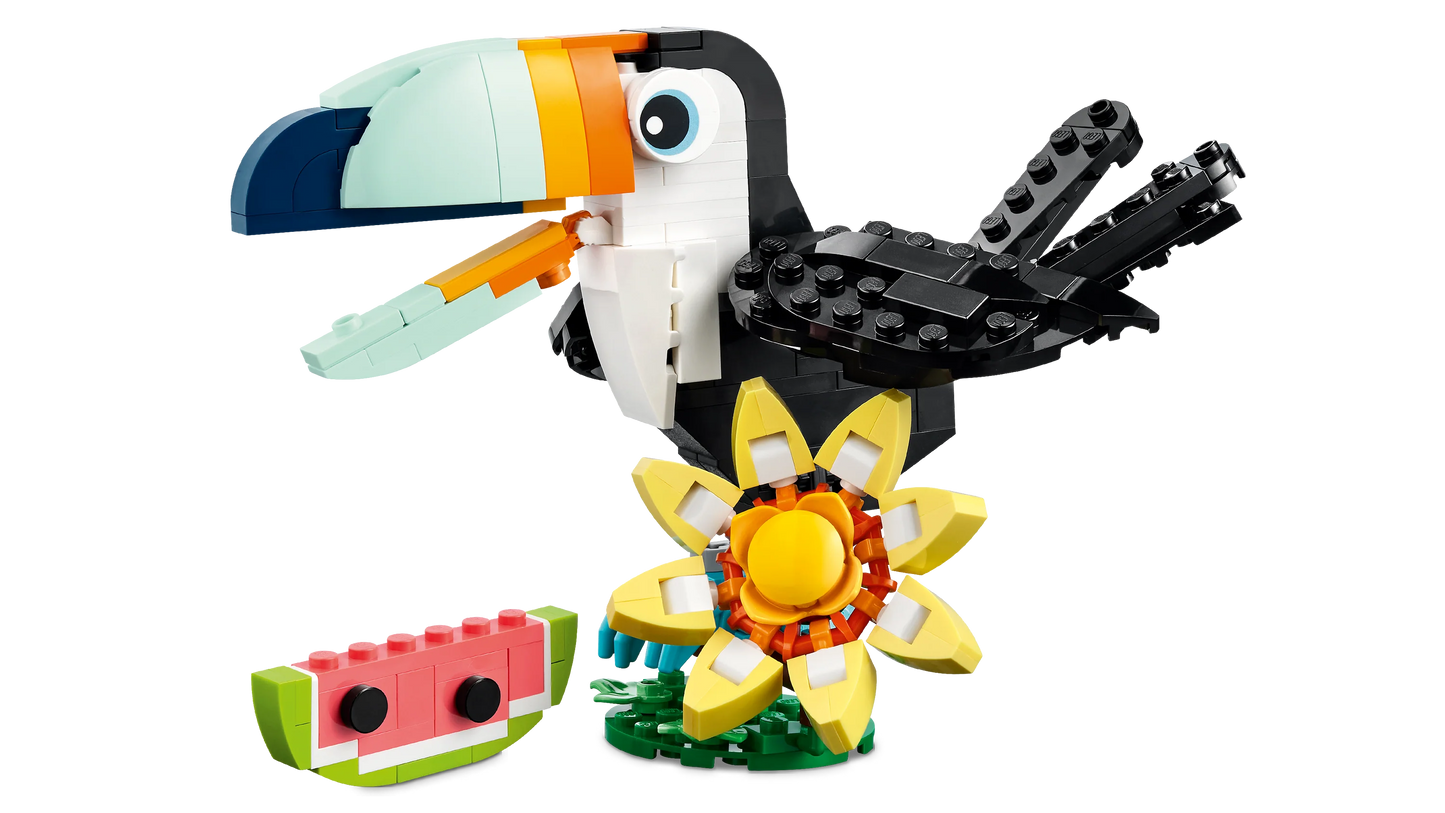 Creator 3in1 Wild Animals: Tropical Toucan Figure 31173 Building Kit