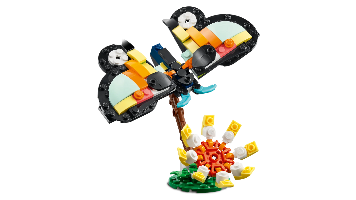 Creator 3in1 Wild Animals: Tropical Toucan Figure 31173 Building Kit