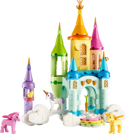 Creator 3in1 Unicorn Castle Toy Animals and Room Decor 31175 Building Kit