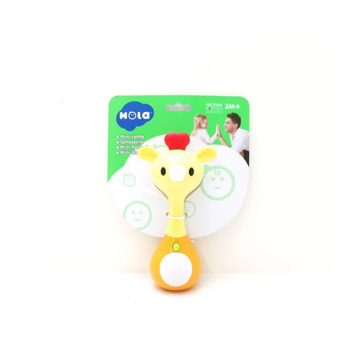 Hola 3134 Interactive Mini Rattle with Music & Light (3M+)