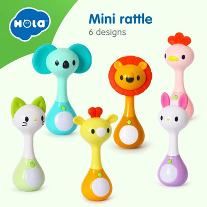 Hola 3134 Interactive Mini Rattle with Music & Light (3M+)