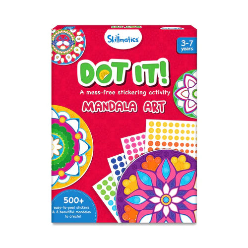 Dot it! - Mandala Art | No Mess Sticker Art(pack of 5)
