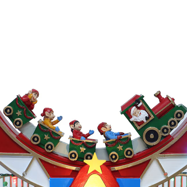 Holiday Train Express Musical Christmas Village with LED Lights & Moving Train