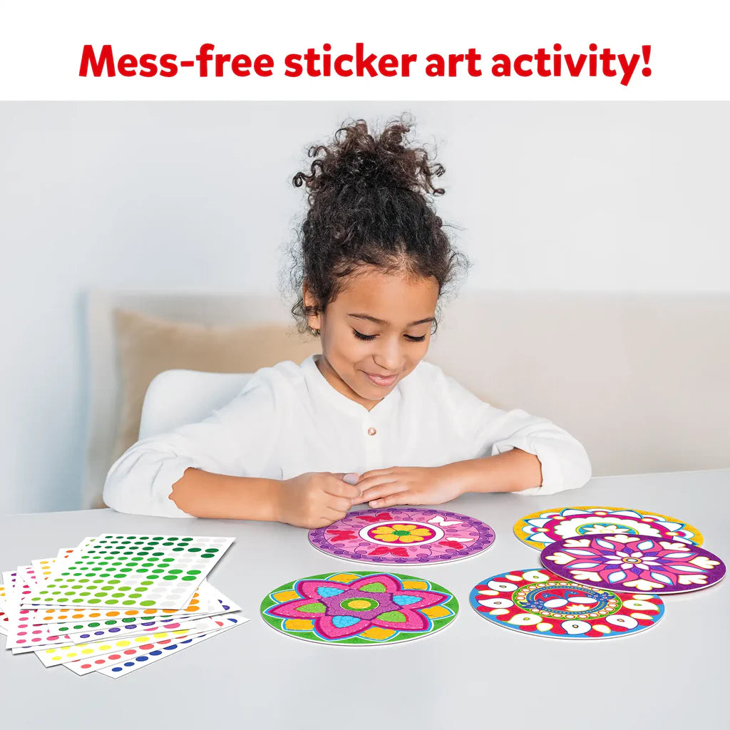 Dot it! - Mandala Art | No Mess Sticker Art(pack of 5)