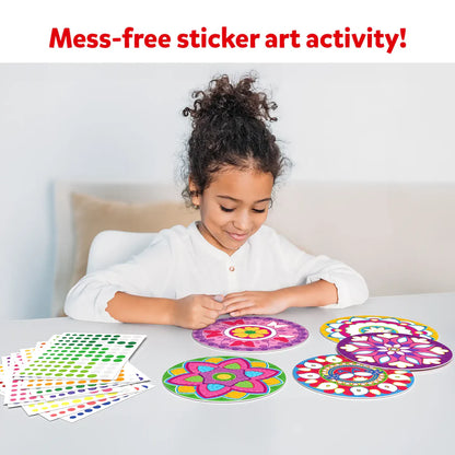 Dot it! - Mandala Art | No Mess Sticker Art(pack of 5)