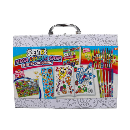 Scentos Colour-In Mini Case Mega Colouring (PACK OF 6)