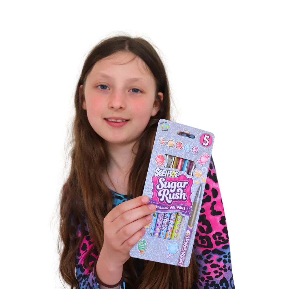 SUGAR RUSH 5 METALLIC GEL PENS (PACK OF 12)