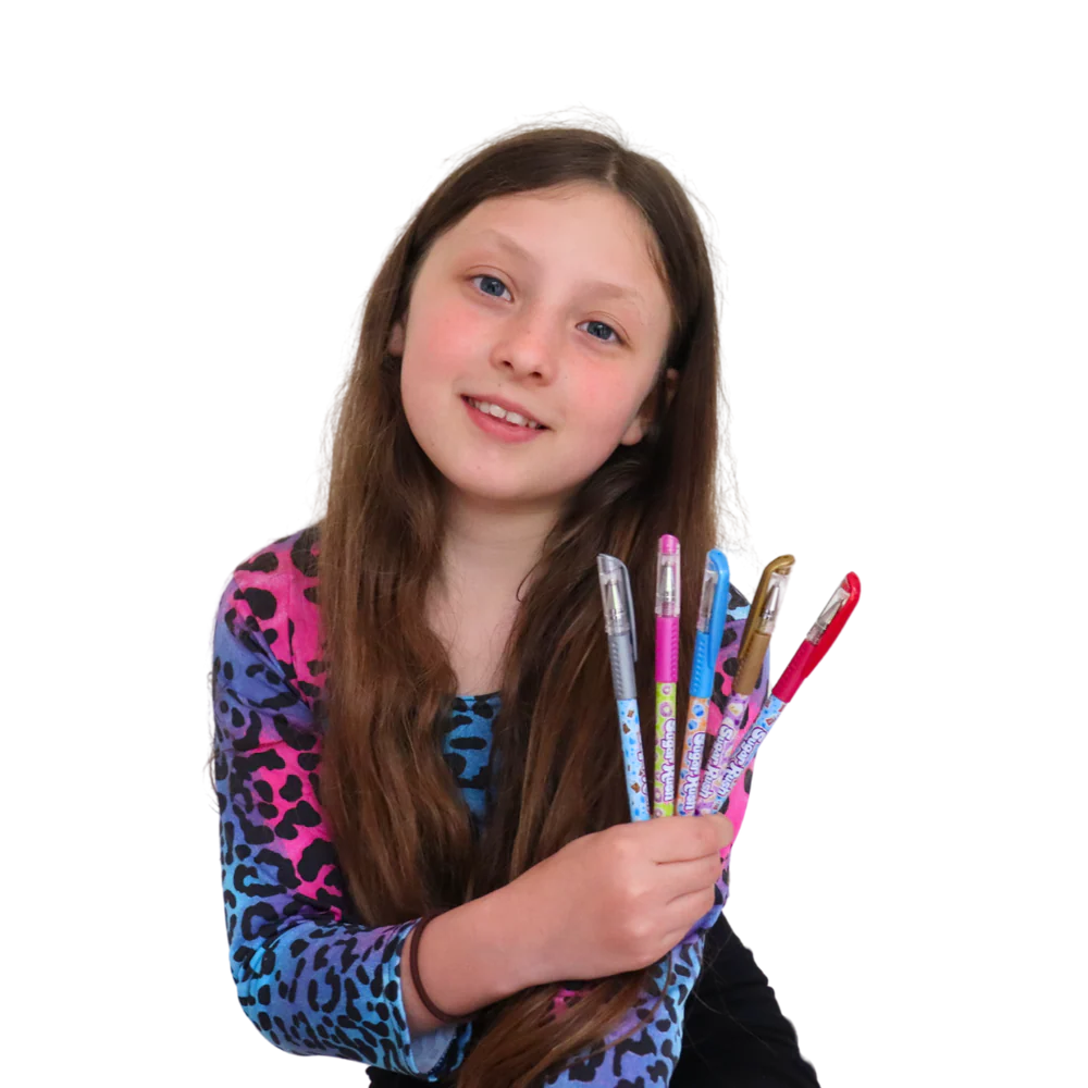 SUGAR RUSH 5 METALLIC GEL PENS (PACK OF 12)