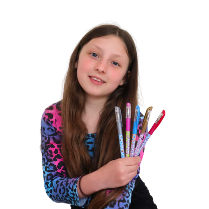 SUGAR RUSH 5 METALLIC GEL PENS (PACK OF 12)