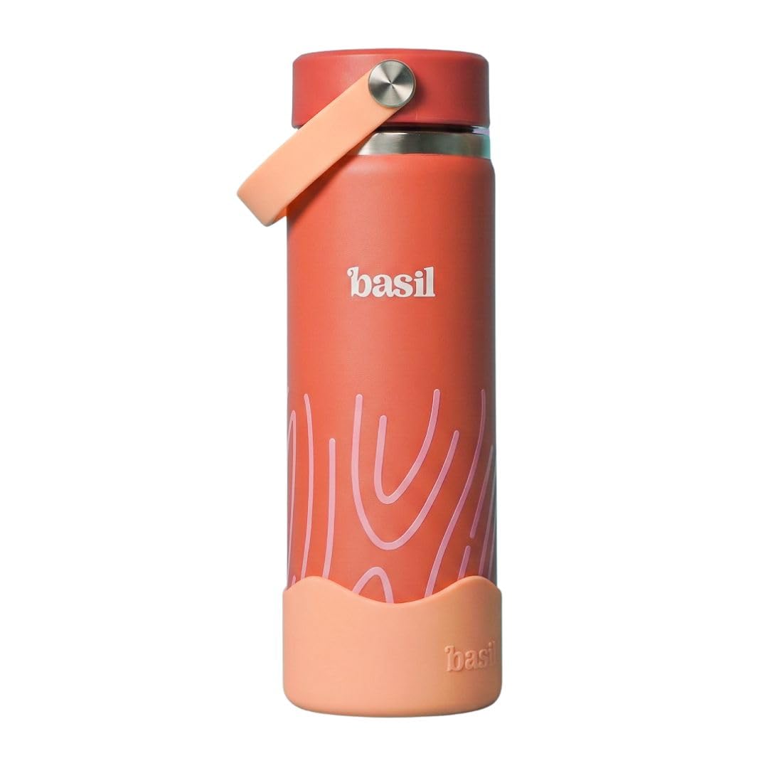 Basil HydraRush 600ml Insulated Stainless Steel Bottle – Classic Lilac