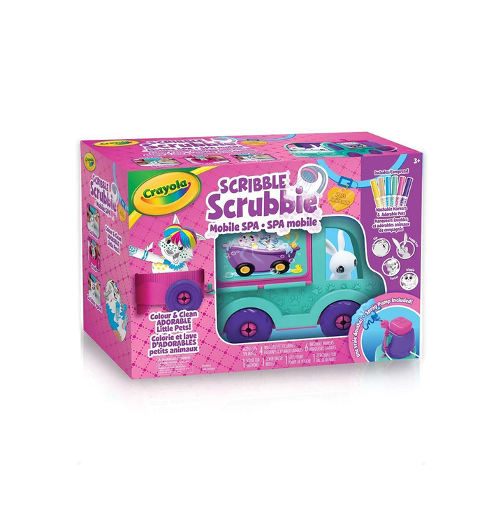 Crayola Scribble Scrubbie Pets Mobile Spa Playset