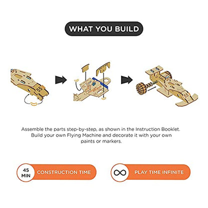 Smartivity STEM Wheels Speedster Car with Mods Storm Chaser Car with Launcher, Educational DIY Building Construction Activity Toy Game Kit, Construct, Play...(PACK OF 6)