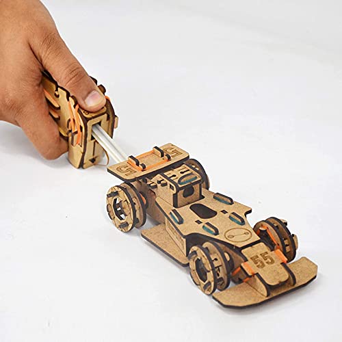 Smartivity STEM Wheels Speedster Car with Mods Storm Chaser Car with Launcher, Educational DIY Building Construction Activity Toy Game Kit, Construct, Play...(PACK OF 6)