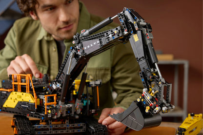 Technic Volvo EC500 Hybrid Excavator Set, Gift for Adults 42215 Building Kit