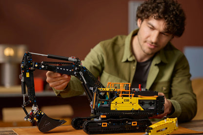 Technic Volvo EC500 Hybrid Excavator Set, Gift for Adults 42215 Building Kit