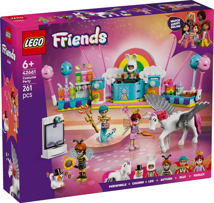 LEGO Friends Costume Party with Unicorn & Fairy 42661
