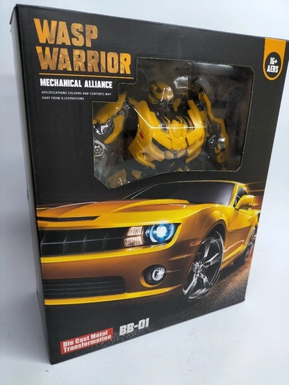 Transformers Bumblebee BB-01 Wasp Warrior 28 cm Converting Robot Action Figure with Light-Up Eyes