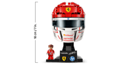 LEGO 43014 Scuderia Ferrari HP Charles Leclerc Helmet – F1 Collectible Model, 886 Pieces
