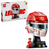 LEGO 43014 Scuderia Ferrari HP Charles Leclerc Helmet – F1 Collectible Model, 886 Pieces