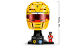 LEGO 43022 Scuderia Ferrari HP Lewis Hamilton Helmet – F1 Collectible Model, 884 Pieces