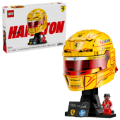 LEGO 43022 Scuderia Ferrari HP Lewis Hamilton Helmet – F1 Collectible Model, 884 Pieces