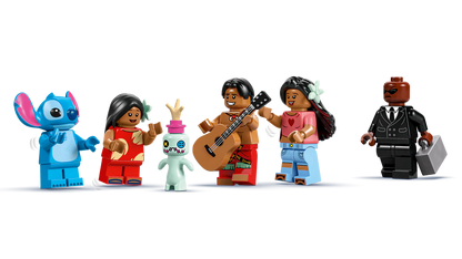 LEGO Disney Lilo and Stitch Beach House Building Kit Playset 43268