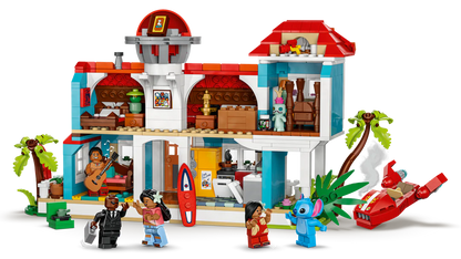 LEGO Disney Lilo and Stitch Beach House Building Kit Playset 43268