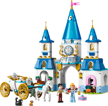 LEGO Disney Princess Cinderella’s Castle & Horse Carriage Building Set 43275