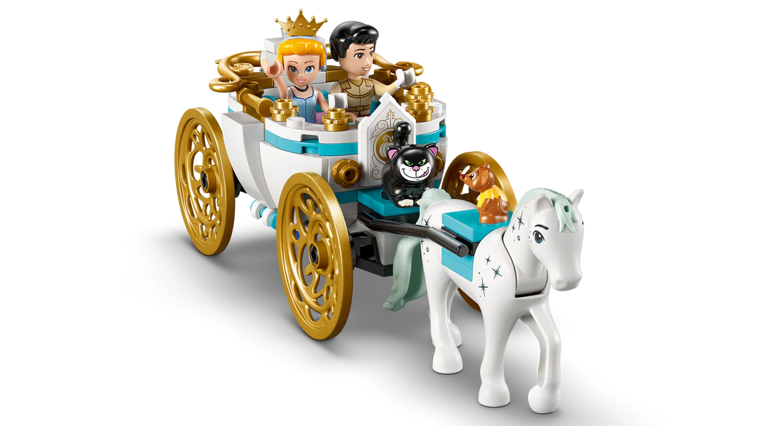 LEGO Disney Princess Cinderella’s Castle & Horse Carriage Building Set 43275