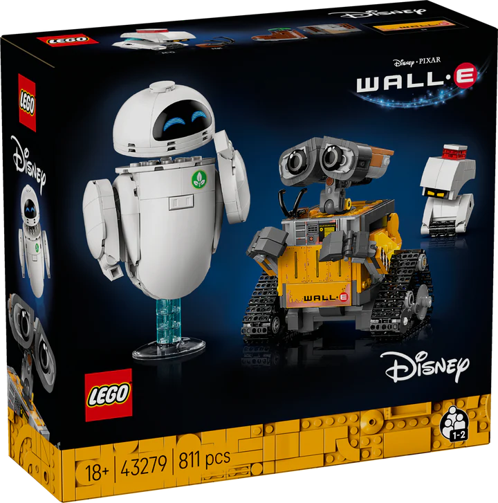 LEGO Disney and Pixar WALL-E and EVE Animated Film 43279
