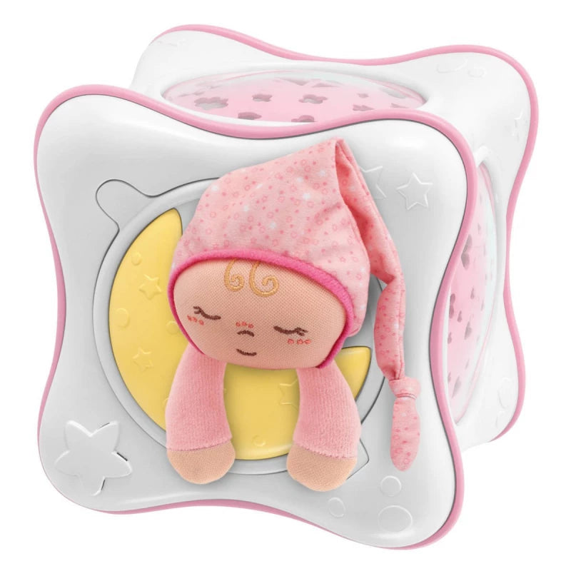 Chicco First Dreams Rainbow Cube Projector with Music & Plush Toy for Newborn Baby