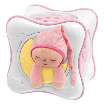 Chicco First Dreams Rainbow Cube Projector with Music & Plush Toy for Newborn Baby