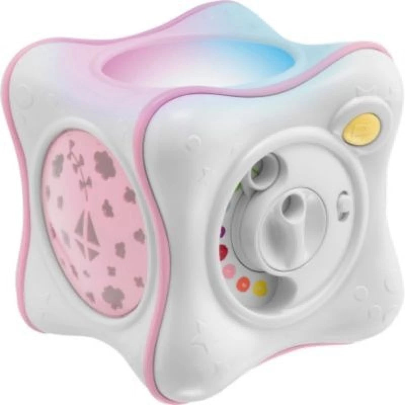 Chicco First Dreams Rainbow Cube Projector with Music & Plush Toy for Newborn Baby