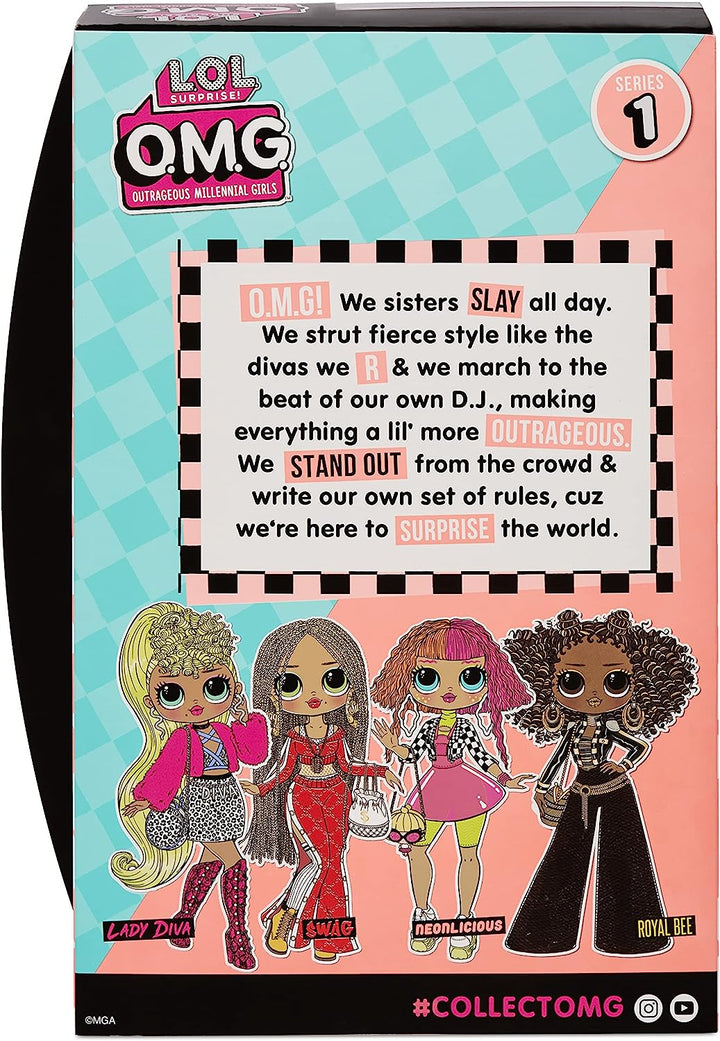 LOL Surprise OMG Neonlicious Fashion Doll– Great Gift for Kids Ages 4+