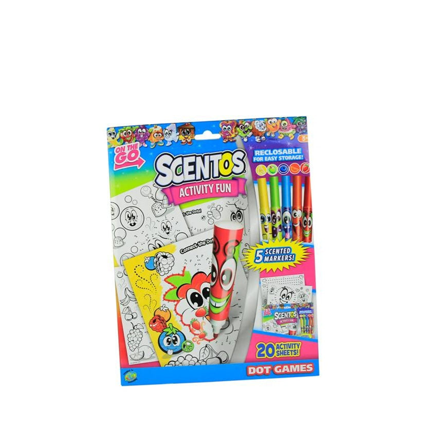 Scentos On The Go Scented Activity Fun Sets - Dot To Dot (PACK POF 12)