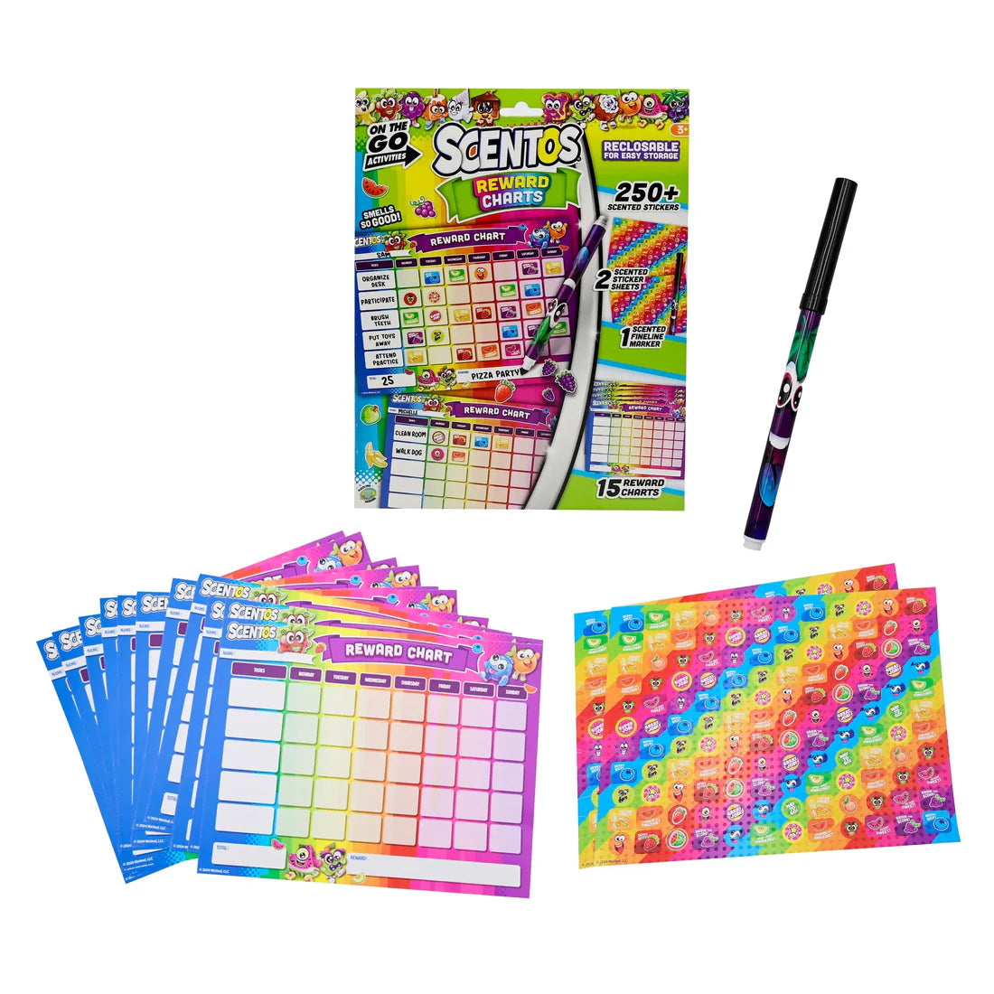 Scentos On The Go Reward Charts (pack of 12)
