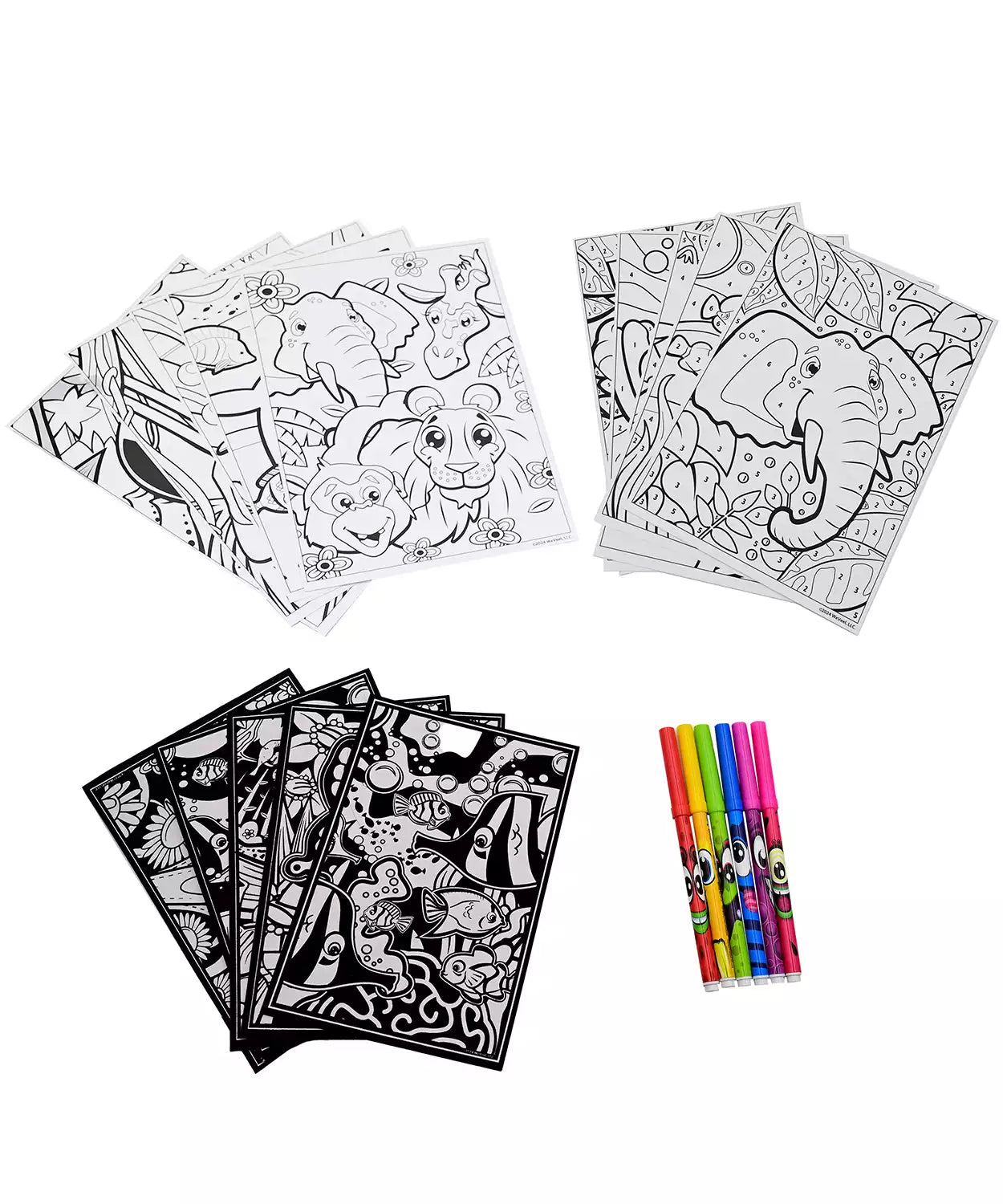 SCENTOS ON THE GO 3 IN 1 COLOURING (PACK OF 12)
