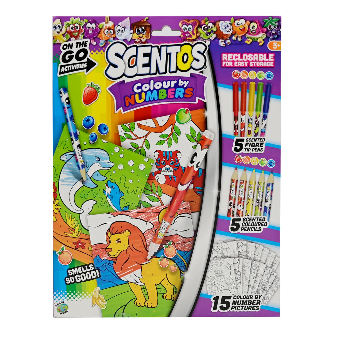 Go Colour By Numbers (PACK OF 12)