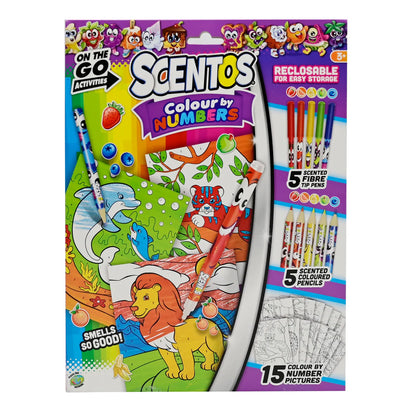 Go Colour By Numbers (PACK OF 12)