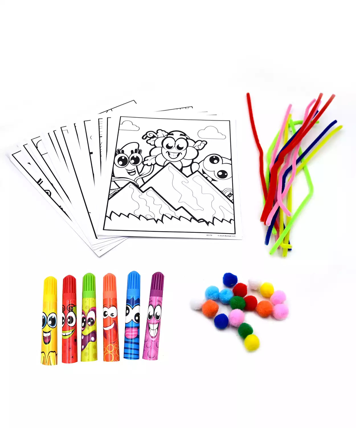 Scentos On The Go Crafty Pictures Activity Set (PACK OF 12)