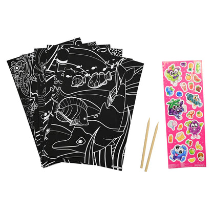Scentos On The Go Scratch Art (PACK OF 12)