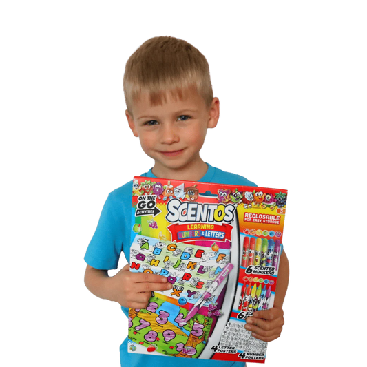 Scentos On The Go Learning Numbers & Letters (PACK OF 12)