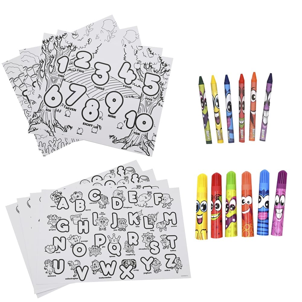 Scentos On The Go Learning Numbers & Letters (PACK OF 12)