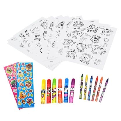 Scentos On The Go Colour In Stickers (PACK OF 12)