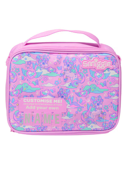 Smiggle Teeny Tiny Square Lunch Box for Kid - UNICORN PINK