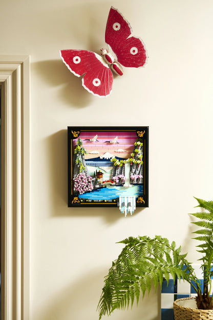 LEGO Art Japanese Cherry Blossom Landscape Wall Art 31218
