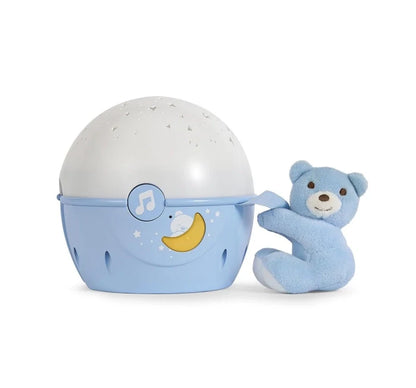 Chicco First Dreams Next2Stars Cot Projector with Music & Plush Toy for Newborn Baby